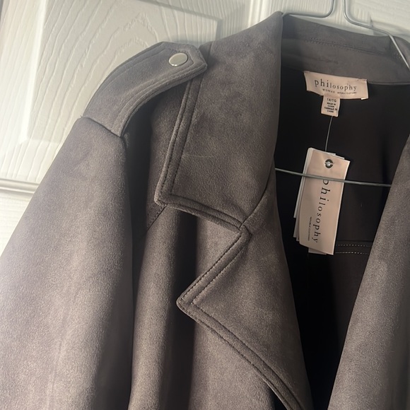 Philosophy Faux Leather Jacket - Picture 3 of 3